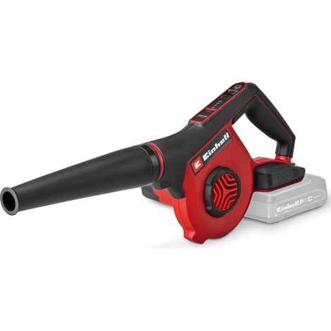 Einhell Akku-Bläser TE-CB 18/270 Li - Solo Power X-Change (18 V, max. 270 km/h Luftgeschwindigkeit, 5 Stufen, inkl. Verlängerung, Standard-, Flach-, Bohrlochdüse, ohne Akku)