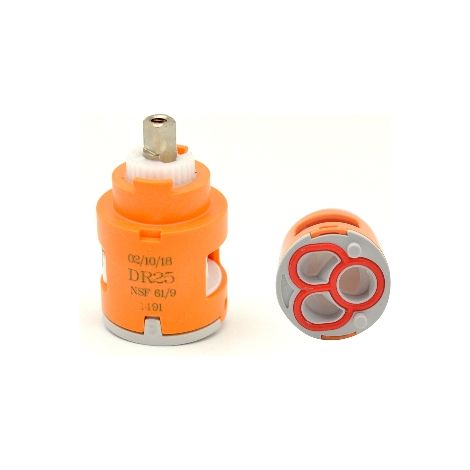 DEVIATORE ROTATIVO A 2 VIE MOD. DR 25 D. 25- Diam. 25 mm- FAIDF- pezzi 1
