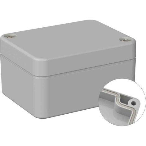 Boîtier à usage général RS PRO en Polycarbonate, 50 x 65 x 35mm, Gris IP66 ( Prix pour 1 ) (1/2)