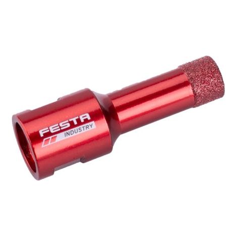 Trépan diamanté pour meuleuse avec filetage M14 - Diamètre 14mm - Série INDUSTRY
