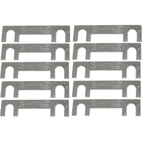 Fusible à Languette Lame - 50A - Argent - C42202 (1/2)