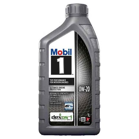 LUBRIFICANTE '1' 0W-20 MOBIL 1 lt