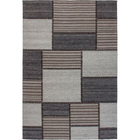 Tapis Imprimé Jacquard "Phoenix" Naturel & Crème 80 x 150 cm (1/4)