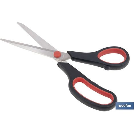 Ciseaux multi-usages en acier inoxydable de 21,5 cm avec manche bi-matière