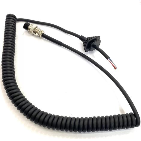 Compatible with DR620/630 430 EMS-53/57 car radio microphone cable with aviation head and handheld microphone cable (1/5)