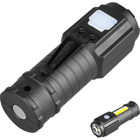 Mini torce ad alta potenza, piccole torce a LED potenti, torce compatte ricaricabili, mini torce magnetiche (1/5)