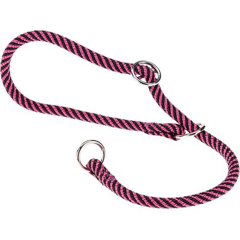 Ferplast SPORT EXTREME CS Collare a semistrangolo in nylon per cani. Variante 8/60 - Misure: A: 60 cm - B: Ø 8 mm - Fucsia