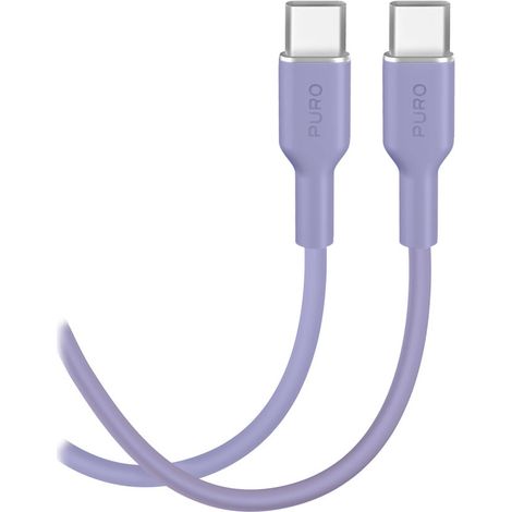 Câble flexible USB-C 60 W 1,5 m - Violet