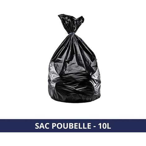 FILFA FRANCE - Sacs poubelle 10L - Noir - HD - x1000 sacs (1/3)