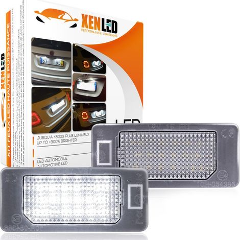 2x Eclairages LED plaque Fiat 500X 2014-2019 - Plaque d'immatriculation LED CANBUS Plug&Play (1/5)