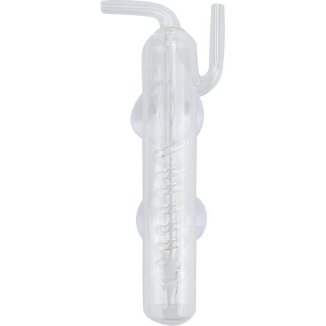 Compteur de Bulles CO2 pour Aquarium Externe en Verre Cristal Spirale pour Aquariophilie-AUTRES