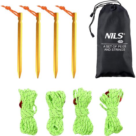 NC1726 Satz Heringe und Spanner zur Verankerung des Nils Camp (1/5)