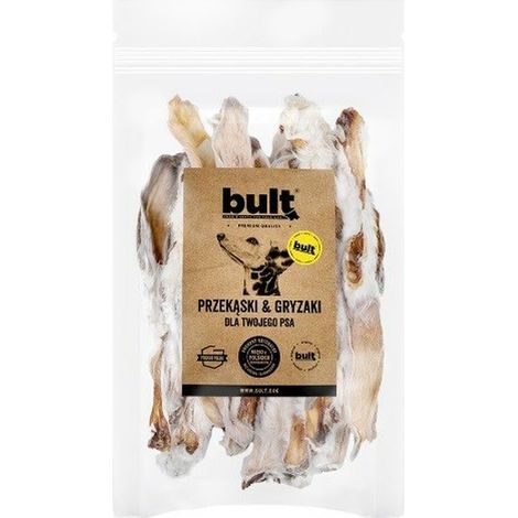 Snack per cani - orecchie di coniglio naturali da masticare con pelo, 20 pezzi.  bult