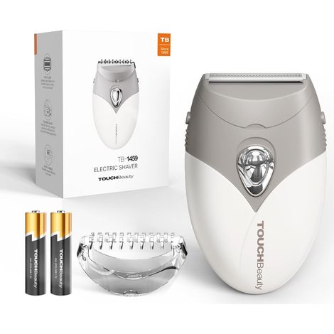 Rasoir électrique 2025 pour femme, rasoir sans fil pour une peau soyeuse et lisse, humide/sèche, idéal pour les voyages, gris (1/5)