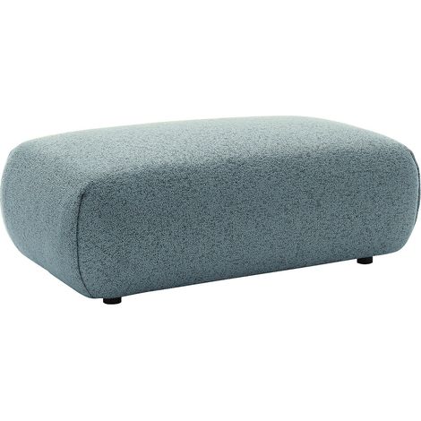 Pouf in Tessuto testurizzato blu - MONELIA (1/3)