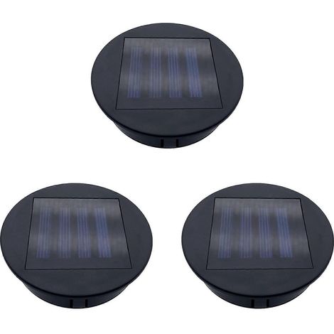 Set mit 6 Ersatzabdeckungen für Solarlaternen, wasserdichtes Ersatzzubehör für runde Solarlaternen (3,15 Zoll) (1/5)