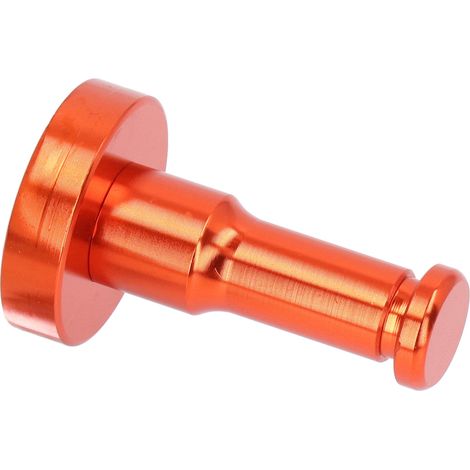 Retro-Badezimmerhaken aus Aluminium, Handtuchhaken, robuster Wandgarderobenhaken für Balkon und Küche, Orange (1/5)