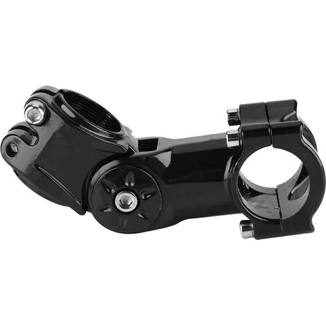 1 Potence vélo, angle réglable, alliage aluminium, 31,8 mm/28,6 mm, pour route et VTT (1/5)