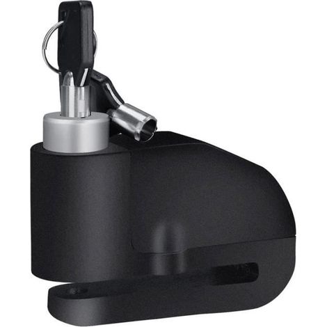 Antivol Moto Alarme Moto Bloque Disque Son d\'Alarme 110db pour Moto/Vélo/Scooter avec 2 Clés et 1 Clé Hexagonale Noir (1/4)