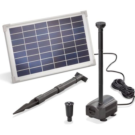 esotec Teichpumpe Wasserspiel Solar-Springbrunnen Kit 12/650 PRO Set 101912 (1/7)