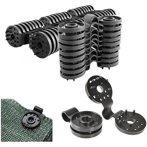 Clip de Tissu d'ombrage de Fixation pour Brise Vue Clip spécial avec œillet Fixation Brise Vue occultant Toile clôture toile coupe-vent, filet coupe-vent, filet d'ombrage, attaché et suspendu,30 (1/5)