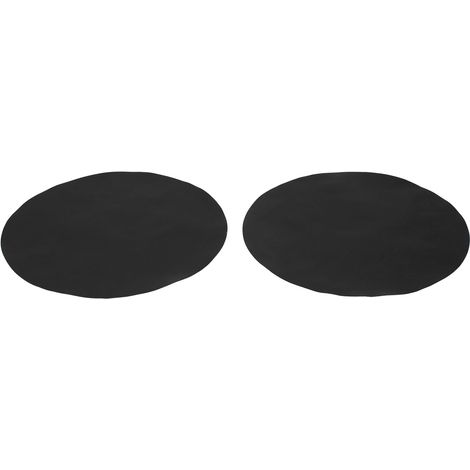 Set mit 2 runden, hitzebeständigen PTFE-Pfannenunterlagen mit Antihaftbeschichtung für die Küche (1/5)