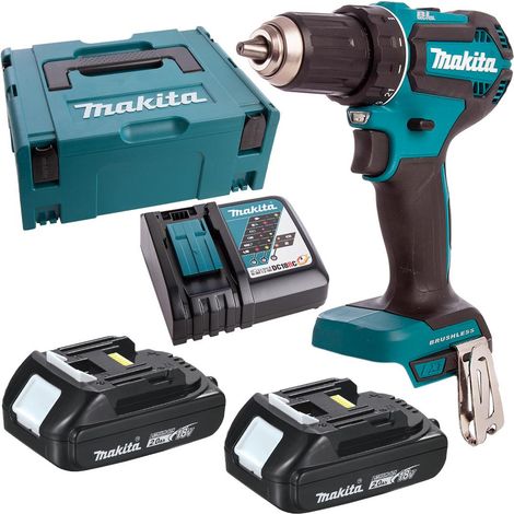 Visseuse 18V 50Nm 2x2Ah 2-vitesse Makita DDF485RAJ (1/3)