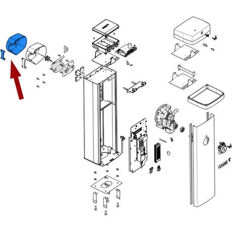 came pièce détachée couvercle fixation tige gpx40 88003-0126 (1/3)