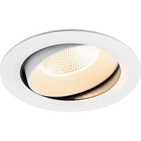 Encastré downlight NUMINOS® MOVE XL intérieur 2700 K 20° IP20 rond blanc - SLV - 1009982