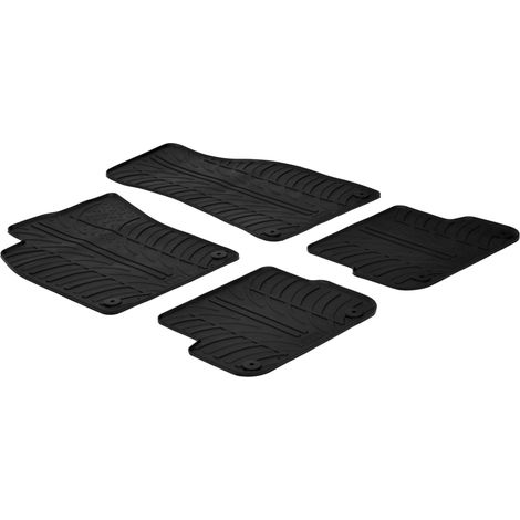 Set tappeti su misura in gomma - compatibile per  Audi A6 4p (09/0403/11)