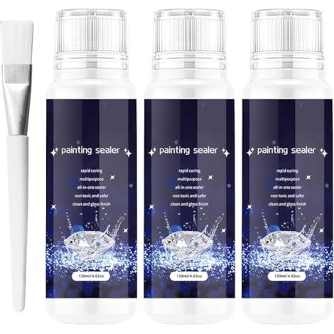 Scellant Peinture Diamant 3×120ml,Séchage Rapide,Protection Anti-Poussière (1/4)