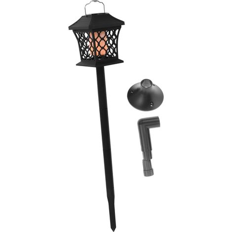 2 pièces Lampe Solaire Jardin Étanche Lot de Éclairage Chemins Extérieur (1/5)