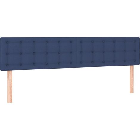 Maison Exclusive - Kopfteile Blau 180x5x78/88 cm Stoff