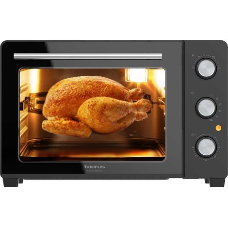 30-liter-minibackofen mit 1500 watt leistung, schwarz, multifunktional - Taurus - HORIZON30 (1/3)