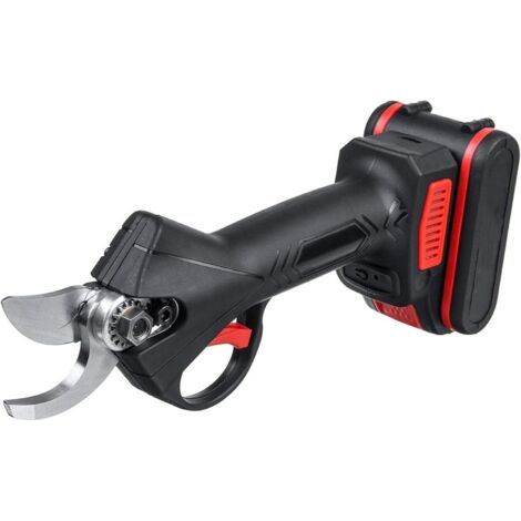 Sécateur télescopique rechargeable, sécateur efficace pour arbres fruitiers, bonsaïs, sécateur électrique pour arbres, outils de taille pour le jardinage (livré avec une batterie et un chargeur). (1/4)