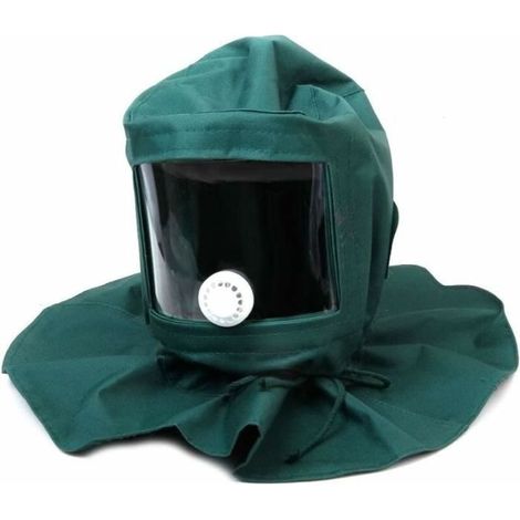Casque Masque de Protection Anti-Vent Anti-poussière - Sablage Sableuse - Haute qualité et sécurité (1/4)
