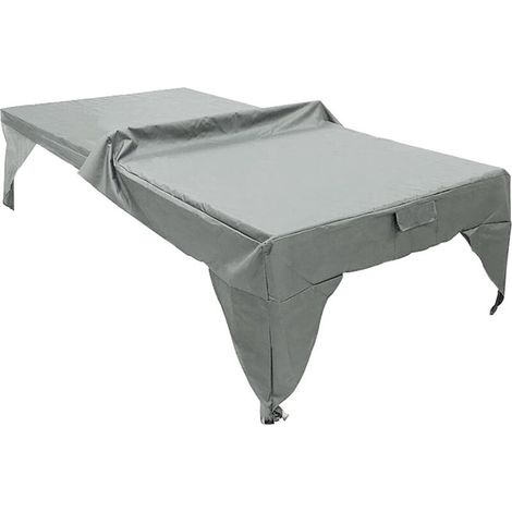 Funda impermeable para mesa de ping-pong de exterior 190T, 280 x 153 x 73 cm, resistente y a prueba de la intemperie -Crezuo