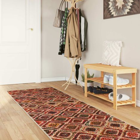 vidaXL Coureur de Tapis MARSA Multicolore 80 x 400 cm Polyester et PVC