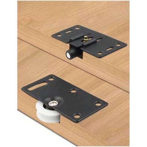 BUNTHAUS 2 Paires  roulettes en nylon pour porte coulissante 33 mm (1/5)