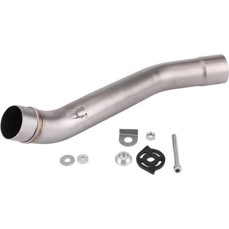 Tuyau d’échappement moto intermédiaire – Raccord haute résistance 51 mm (2 pouces), acier inoxydable, longue durée