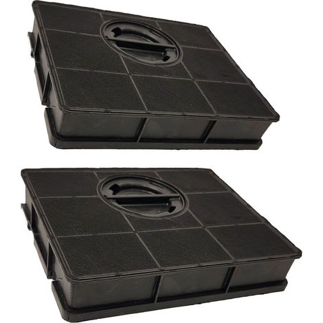 Lot de 2 filtres rectangulaire FAT303 type 303 (484000008581, C00307667) Hotte ARISTON HOTPOINT, BAUKNECHT, BRANDT, DE DIETRICH, ELECTROLUX, ELICA, FAGOR, FAURE, IGNIS, IKEA WHIRLPOOL, INDESIT, JUNO, 