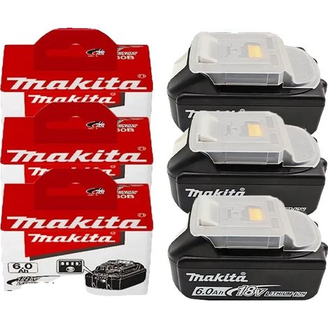 Ersatzbatterie, 6000mAh Kapazität, erweiterte Schutzfunktionen, 3PCS 6000mAh (1/2)