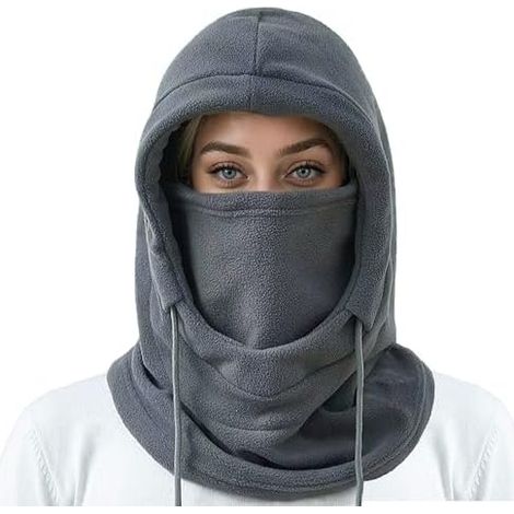 Masques de ski d'hiver pour hommes et femmes - Chapeaux chauds, masques froids d'hiver et écharpes à vélo de plein air (1/5)