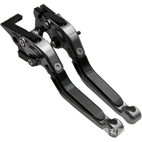 Applicable à Augusta F 4 312 R 1000/F 4 312Rr 1078 Klaxon de frein et d'embrayage repliable modifié (ton noir titane) (1/5)