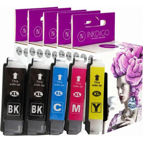 Inchiostro Inkdigo LC970 compatibile con Brother DCP-135C, MFC-235C, DCP-153C, certificato TÜV. (1/5)