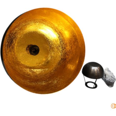 [GEBRAUCHT] B-Ware KARE Bodenleuchte Apollon Stehleuchte Lampe schwarz Ø35cm warmes Licht Stahl (1/2)