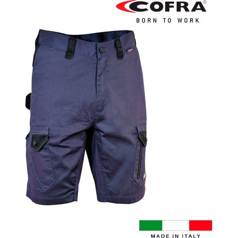 Cofra Bermuda Professionale Blu Marino Leggero ed Estensibile (1/3)