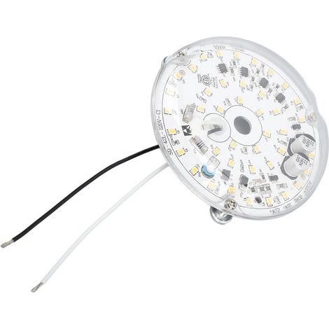 Kit de remplacement LED pro pour ventilateurs de plafond 3.93 pouces, 18W 120V AC, 2000 lm, variable, fixation aimantée, éclairage blanc 6000K (1/5)