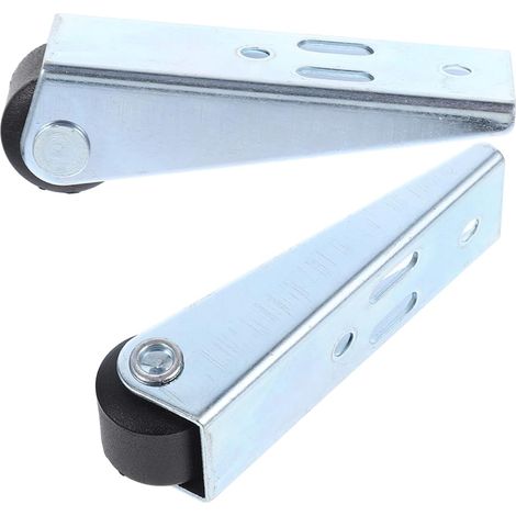 Lot de Roulettes Silencieuses pour Meubles et Rails de Porte Coulissante Roues Robustes pour Armoires Tables à Manger Bureaux et Placards Glissement Fluide et Capacité de (1/5)