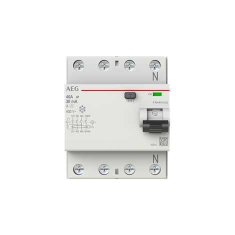 Interruptor AEG fn440/a30 4 polos 40A 30mA